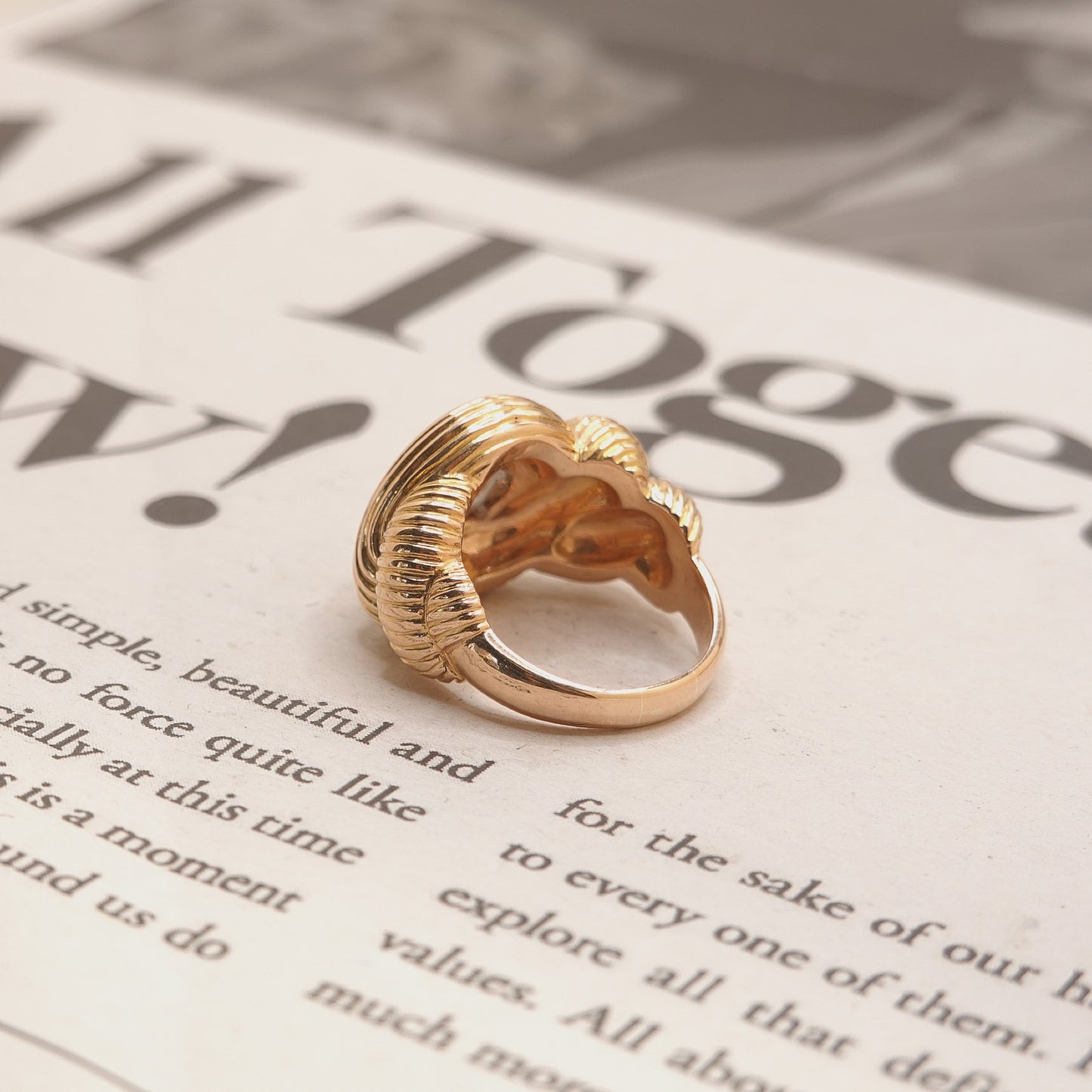 Vintage 1960’s 1.50ct Old European Transitional Cut Diamond Ring