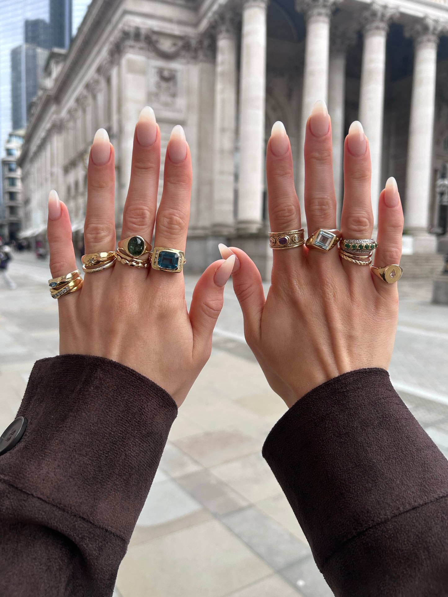 Vintage 9ct Gold Tourmaline Signet Ring