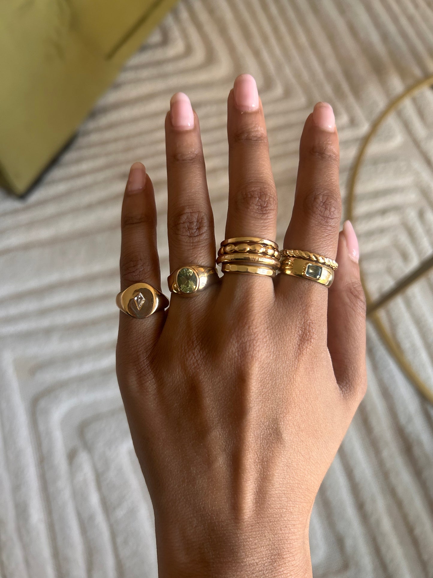 Vintage 1950's 9ct Gold Signet Ring