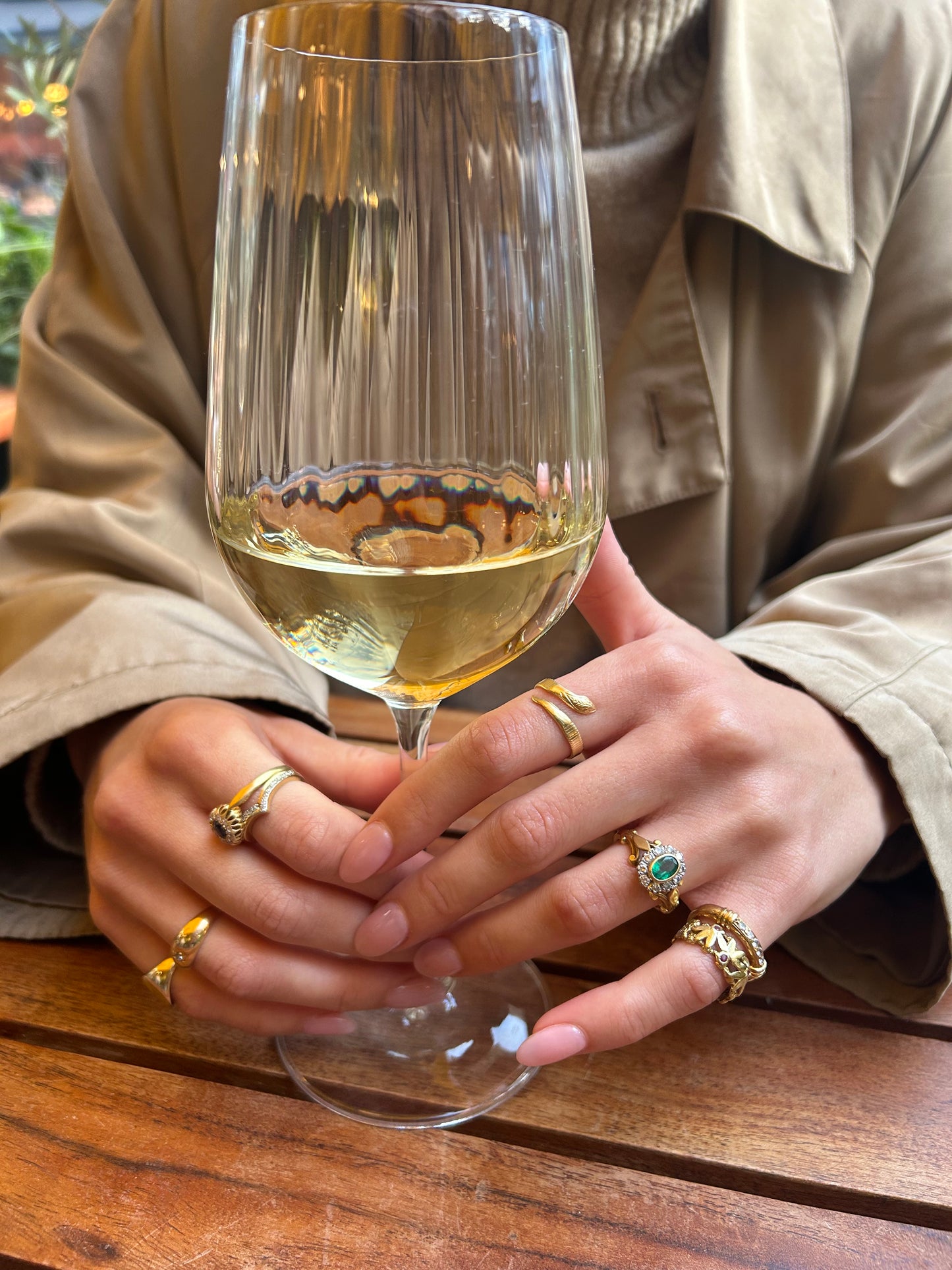 18ct Gold Vintage Emerald and Diamond Ring