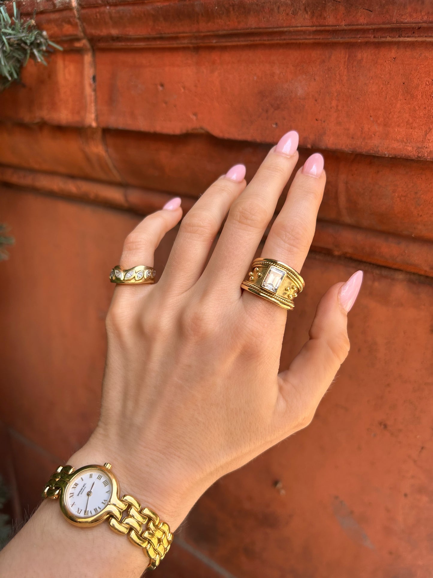 Vintage 1980’s 18ct Gold 2ct Baguette Cut Diamond Ring
