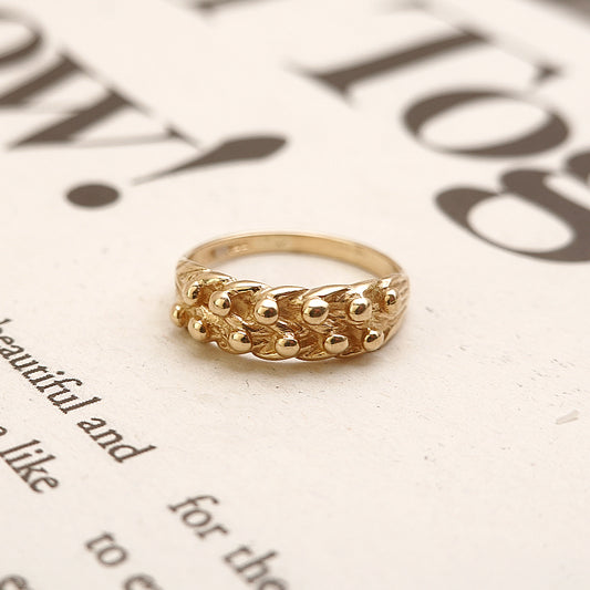 9ct Gold Keeper Ring