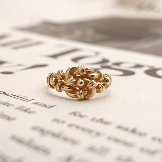 1990’s 9ct Gold Vintage Knot Design Ring